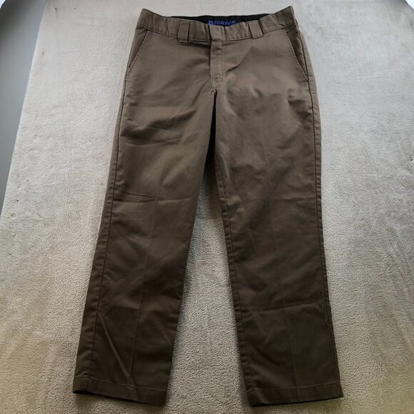 Dickies Men’s Flex Work Pants Size 36x30 Khaki Chino Straight Workwear Casual - Picture 12 of 13